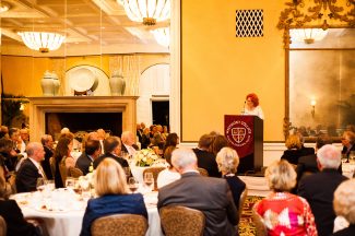 More than 80 came to thank Lady Ridley-Tree at the special dinner