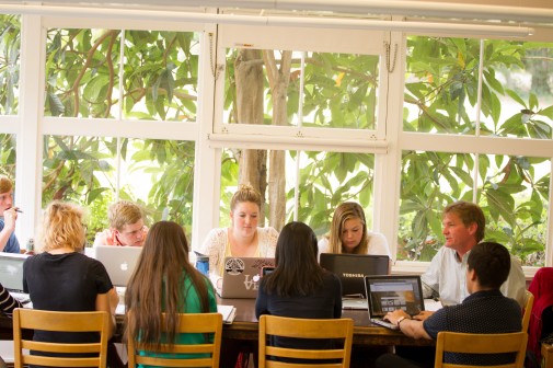 Dr. Chris Hoeckley taught Philosophical Perspectives on Truth and Value to Summer Scholars