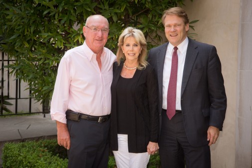 David and Anna Grotenhuis with President Gayle D. Beebe