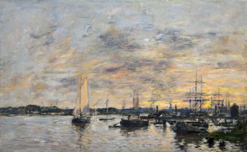 Eugène Boudin's "The Port of Bordeaux"