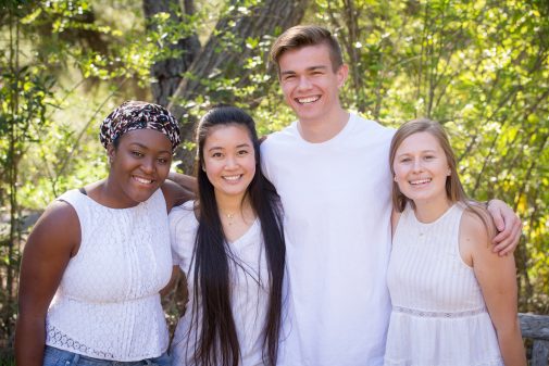 Peru Team: Brittany Bland-Boyd, Caitlyn Wells. Edwin Wertz, Madison Cleek