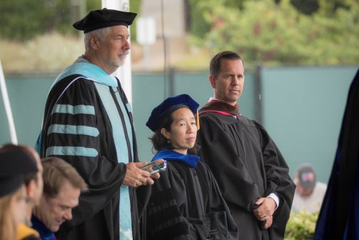 Professors Gregg Afman, Felicia Song and Scott Anderson