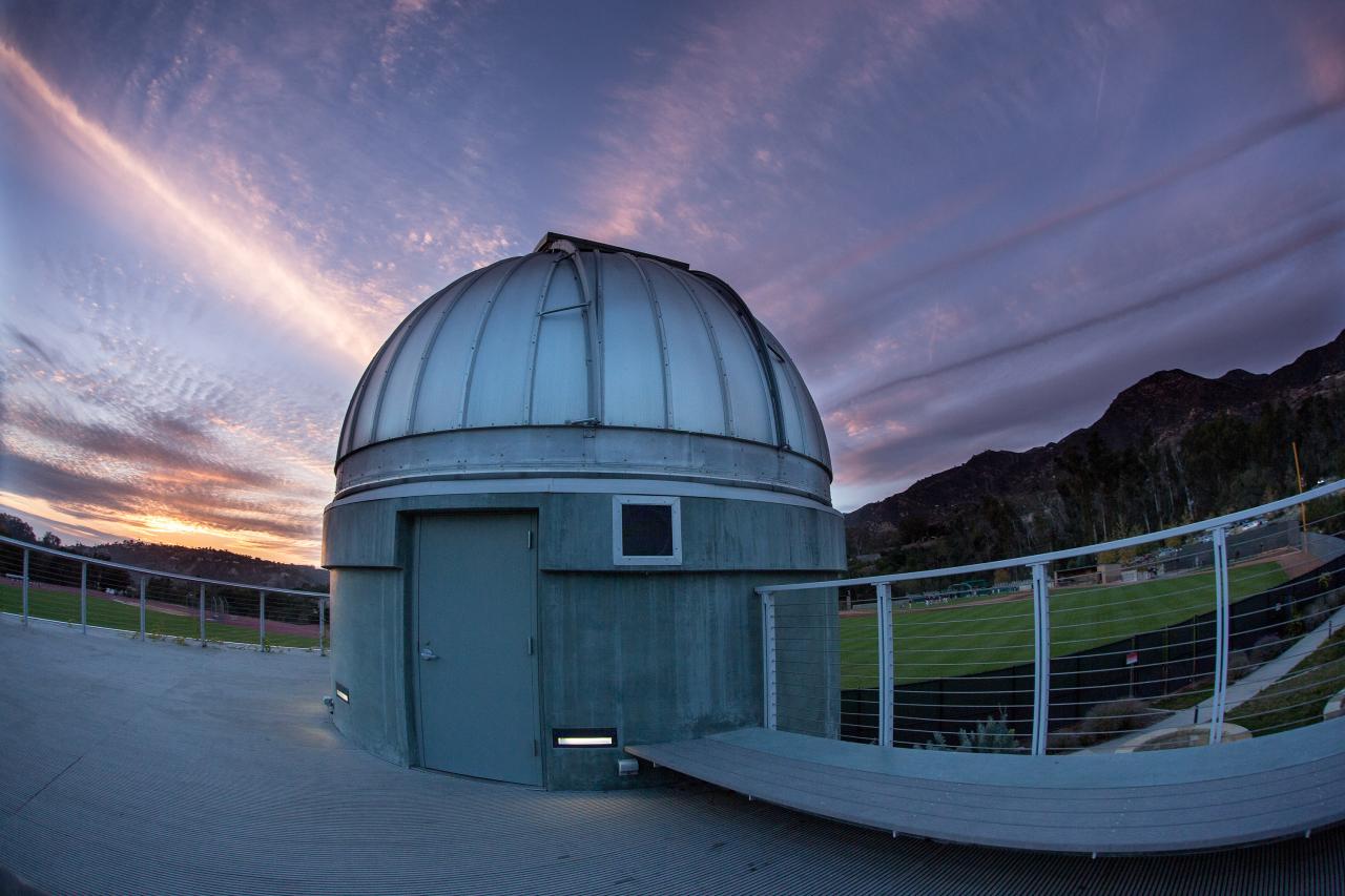 Westmont Observatory Houses the Keck Telescope