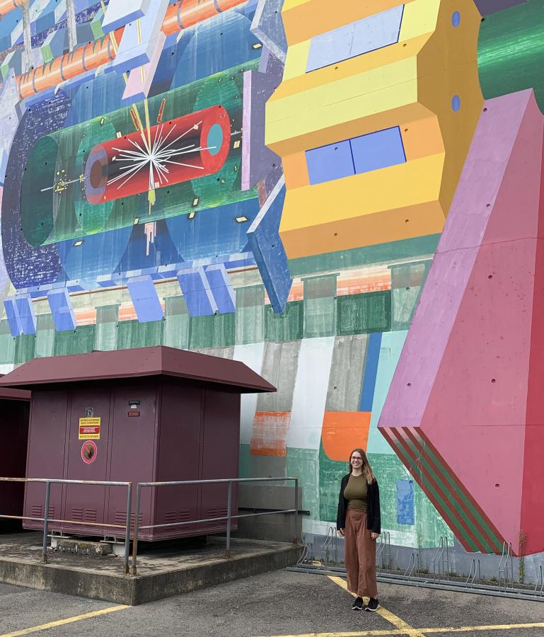 Lunstad researching at CERN over the summer